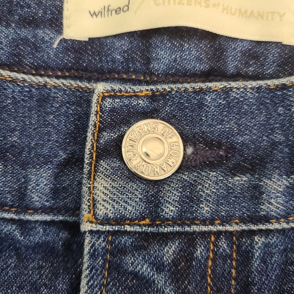 153. Wilfred x Citizens Of Humanity Liv straight crop blue jeans. - Picture 5 of 13